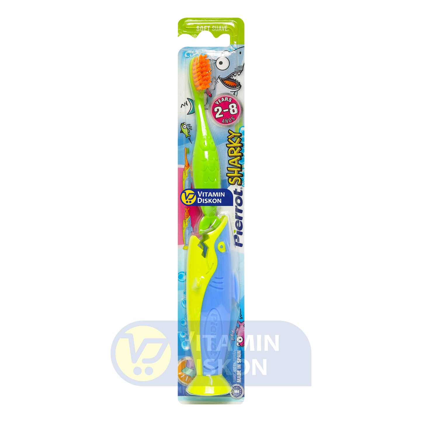 PIERROT SHARKY KIDS TOOTHBRUSH