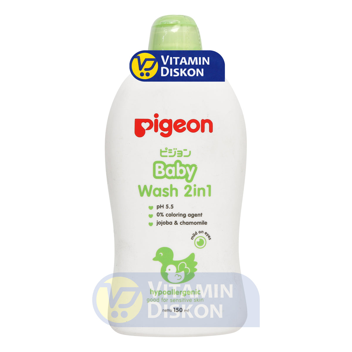PIGEON BABY WASH 2 IN 1 WITH CHAMOMILE - 150ML