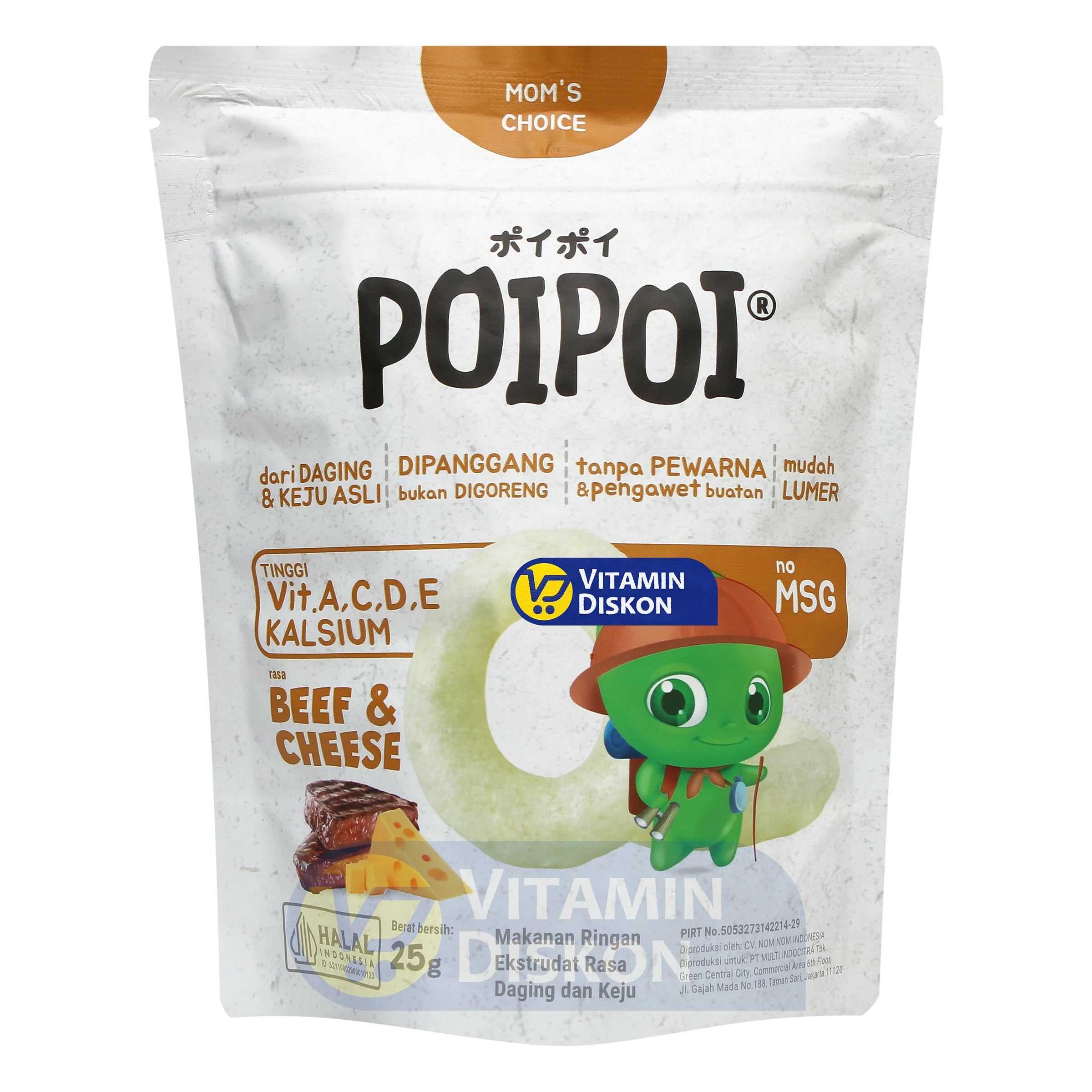 POIPOI BEEF AND CHEESE - 25GR