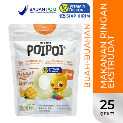 POIPOI MIX FRUITS - 25GR
