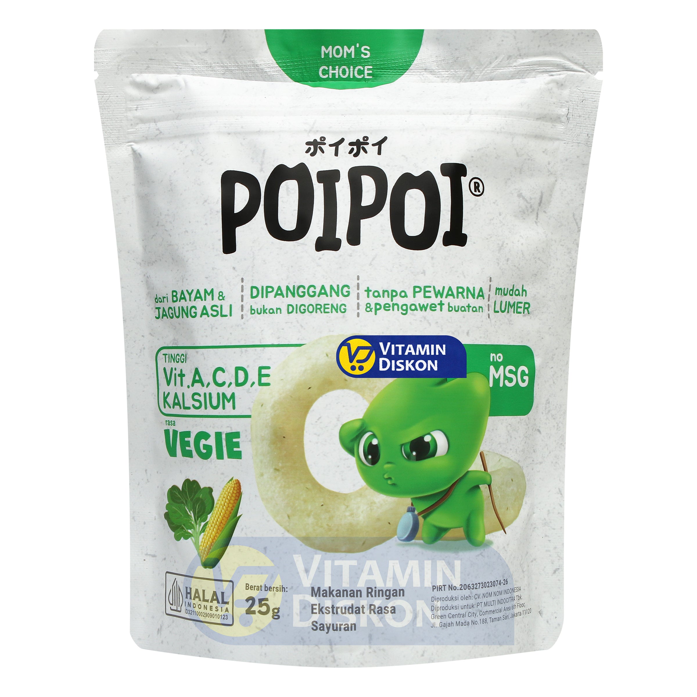 POIPOI VEGIE - 25GR