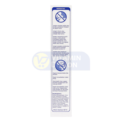 POLIDENT PEMBERSIH GIGI PALSU 4in1 CLEANING POWER 30 TABLET