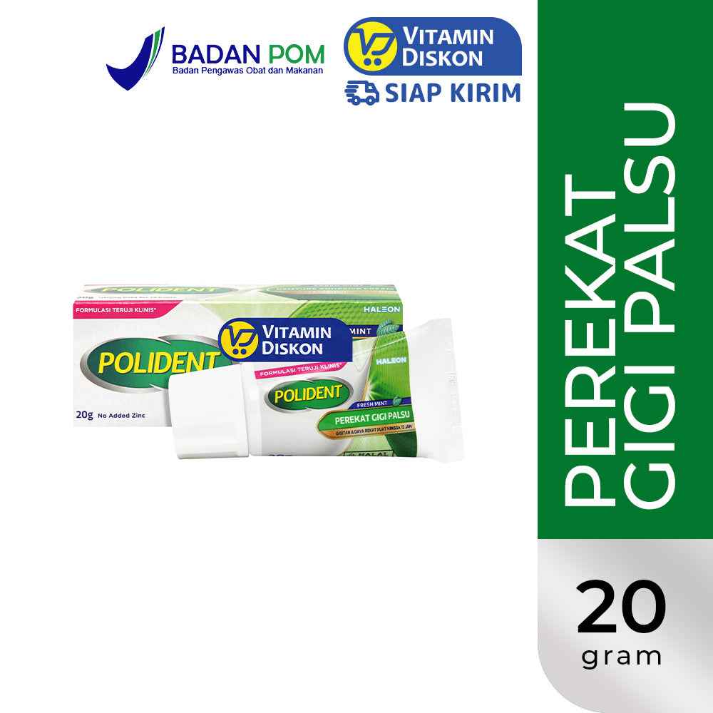 OLIDENT PEREKAT GIGI PALSU FRESH MINT 20GR