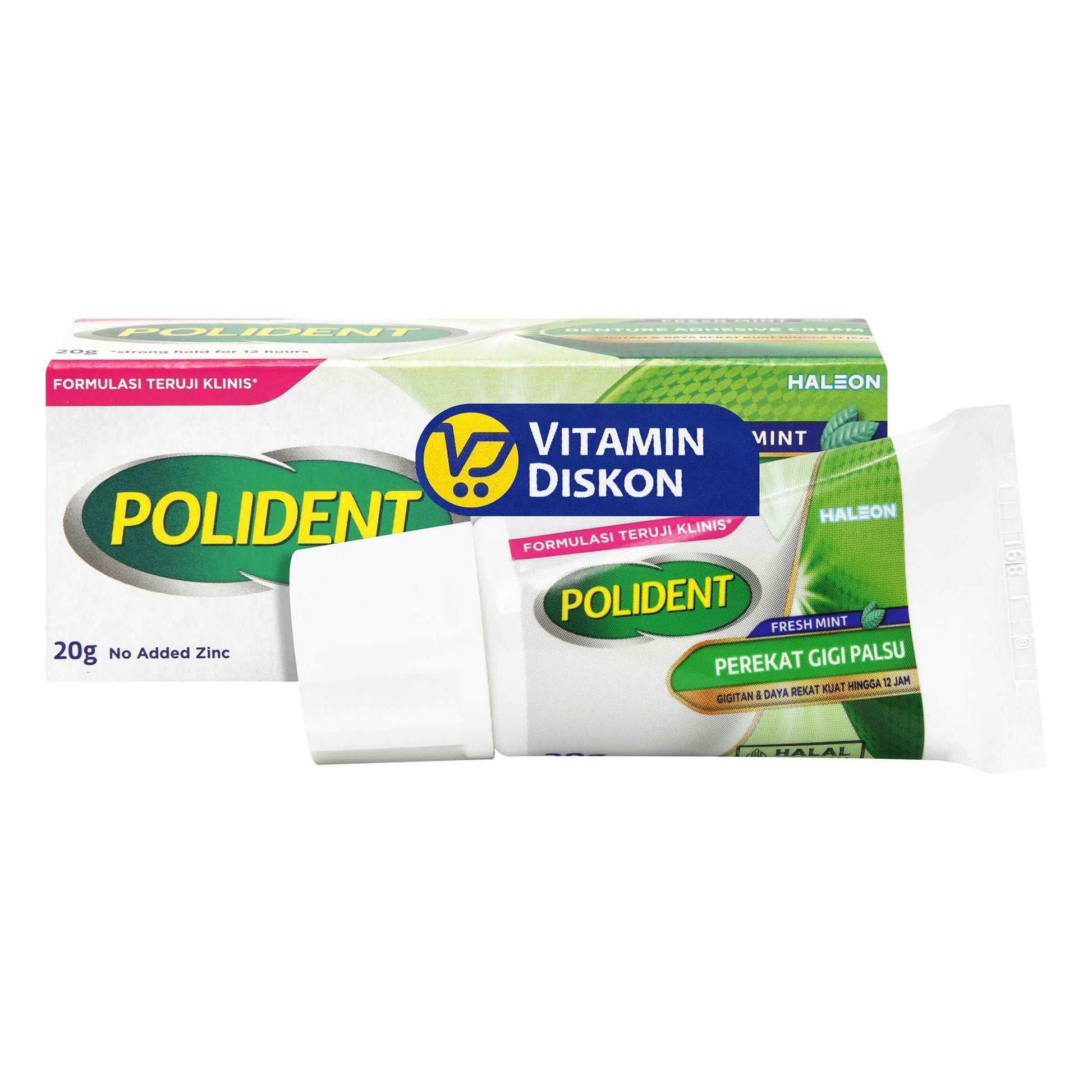 OLIDENT PEREKAT GIGI PALSU FRESH MINT 20GR