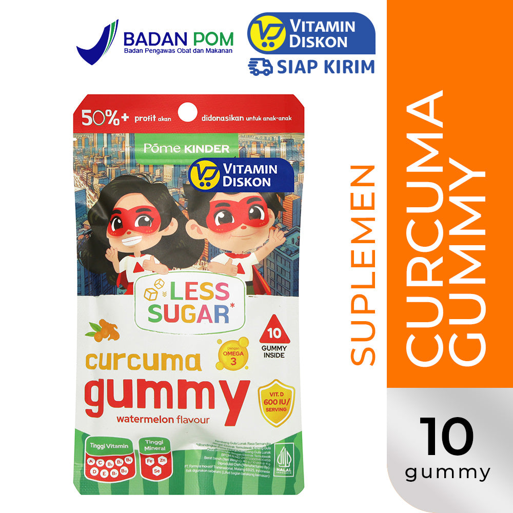 POME KINDER CURCUMA GUMMY -10 GUMMY