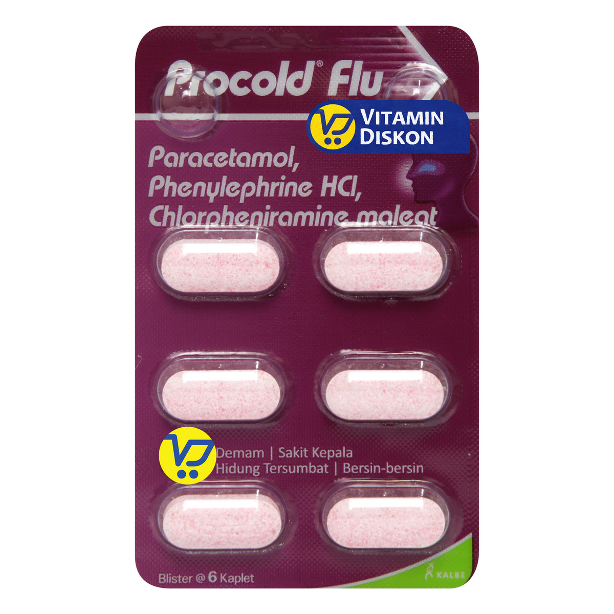 PROCOLD FLU 1 STRIP ISI 6 TABLET