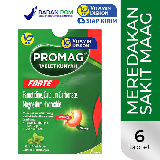 PROMAG FORTE 1 STRIP ISI 6 TABLET