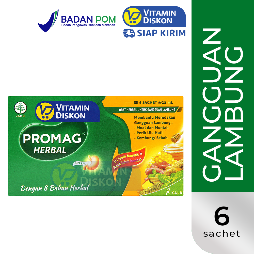 PROMAG HERBA 1 BOX ISI 6 SACHET