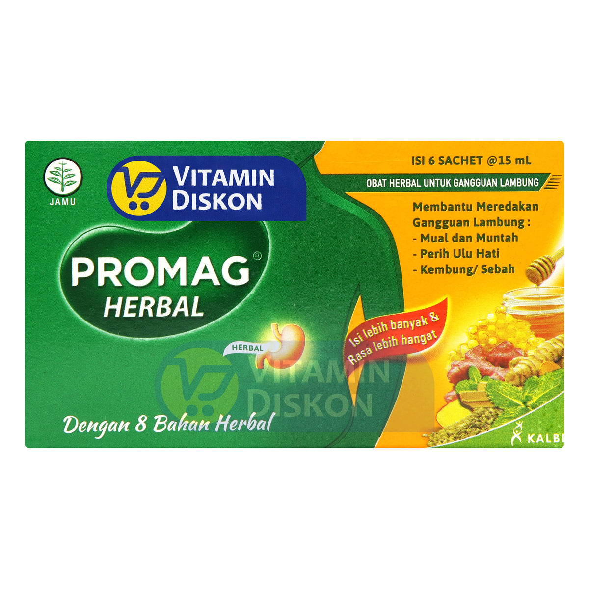PROMAG HERBA 1 BOX ISI 6 SACHET