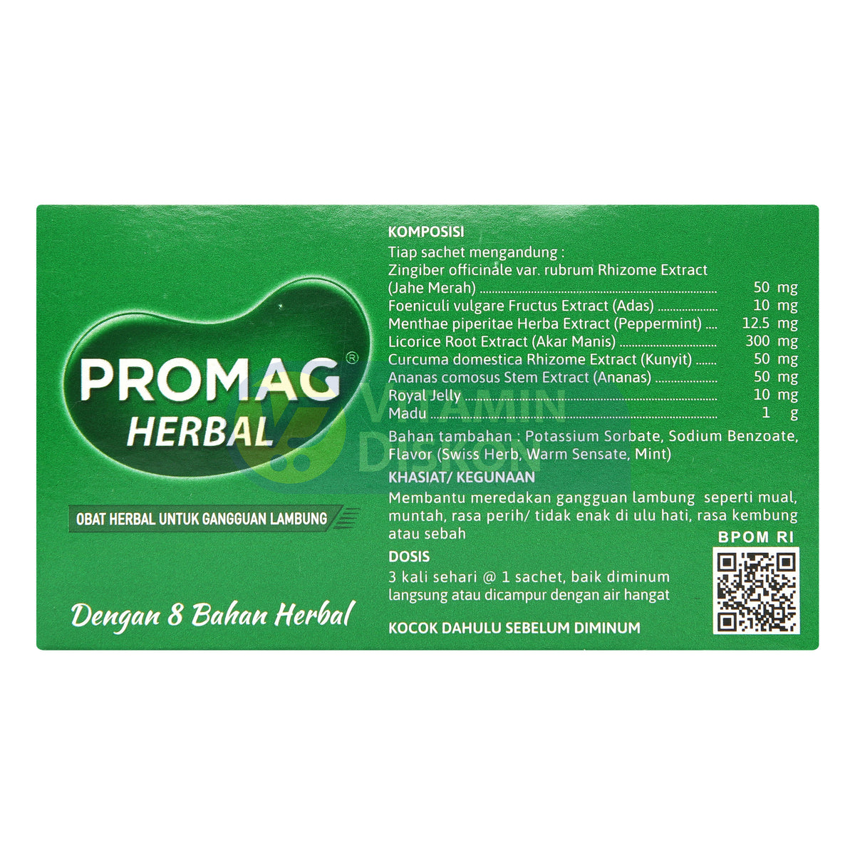 PROMAG HERBA 1 BOX ISI 6 SACHET