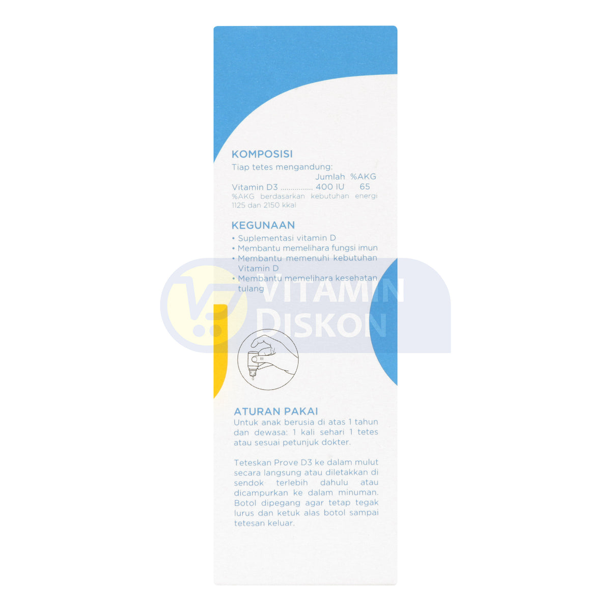 PROVE D3 VITAMIN D3 400 IU 12.5 ML