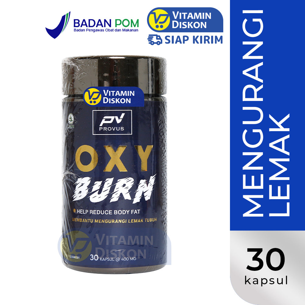 PROVUS OXY BURN REDUCES FAT MEMBANTU MENGURANGI LEMAK TUBUH 30 KAPSUL