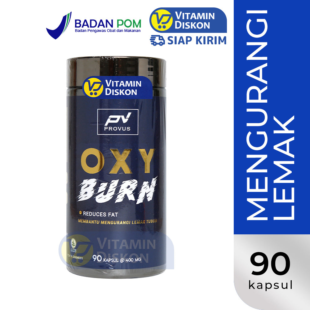 PROVUS OXY BURN REDUCES FAT MEMBANTU MENGURANGI LEMAK TUBUH 90 KAPSUL