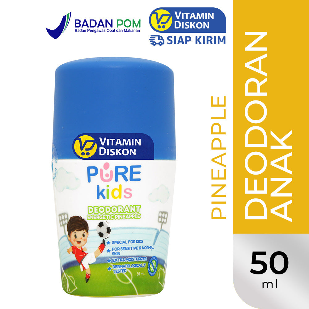 PUREKIDS DEODORANT ENERGETIC PINEAPPLE 50 ML