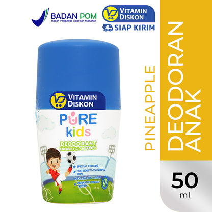 PUREKIDS DEODORANT ENERGETIC PINEAPPLE 50 ML
