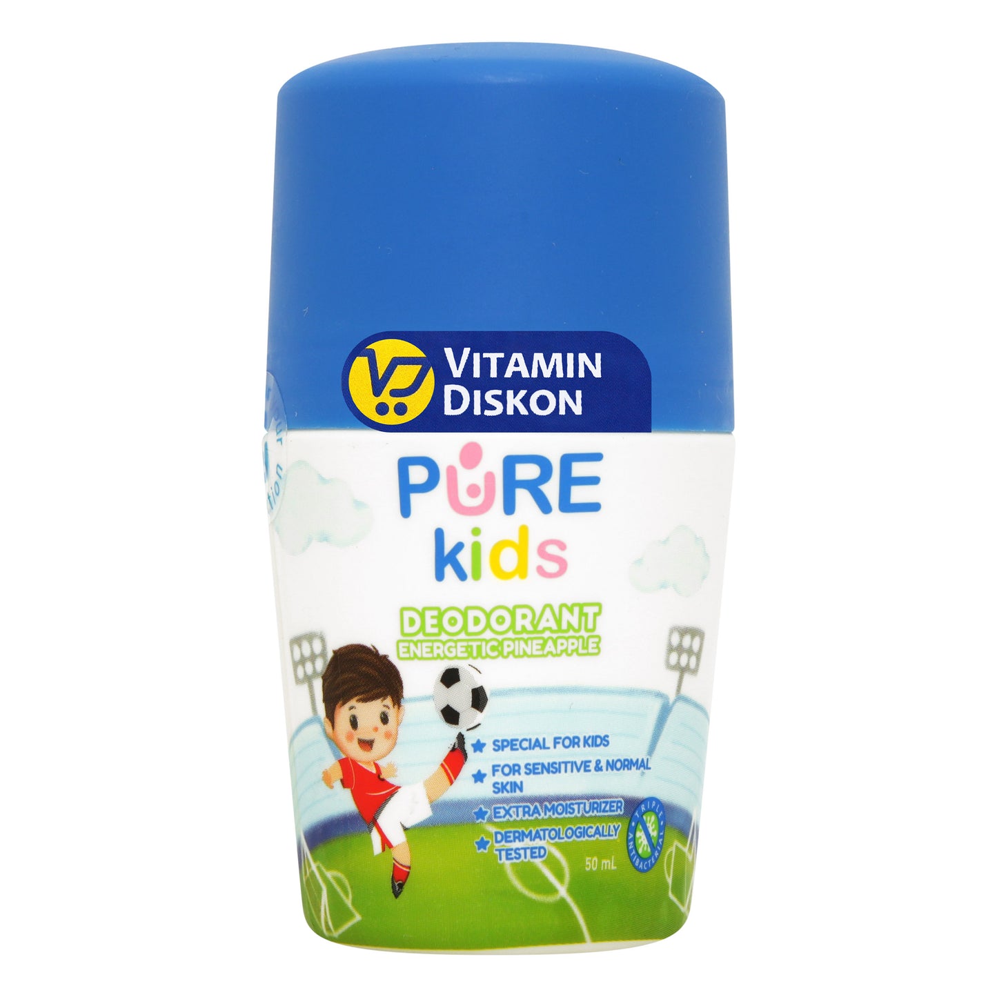 PUREKIDS DEODORANT ENERGETIC PINEAPPLE 50 ML