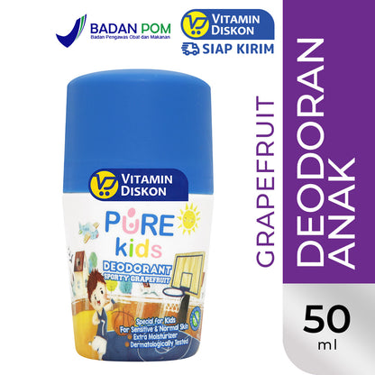 PUREKIDS DEODORANT SPORTY GRAPEFRUIT 50ML
