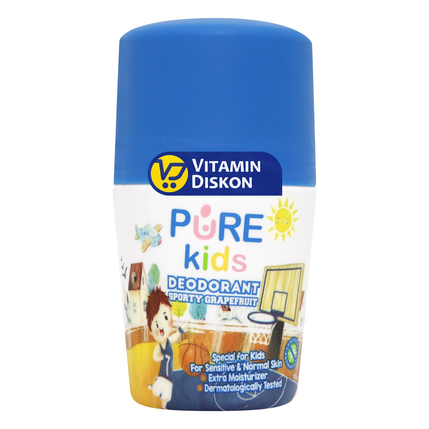 PUREKIDS DEODORANT SPORTY GRAPEFRUIT 50ML