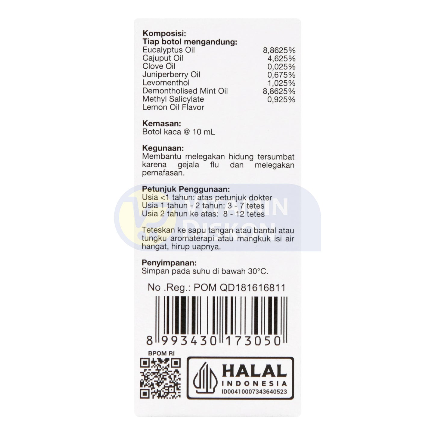 PURE KIDS INHALANT DECONGESTANT OIL AROMA LEMON 10 ML