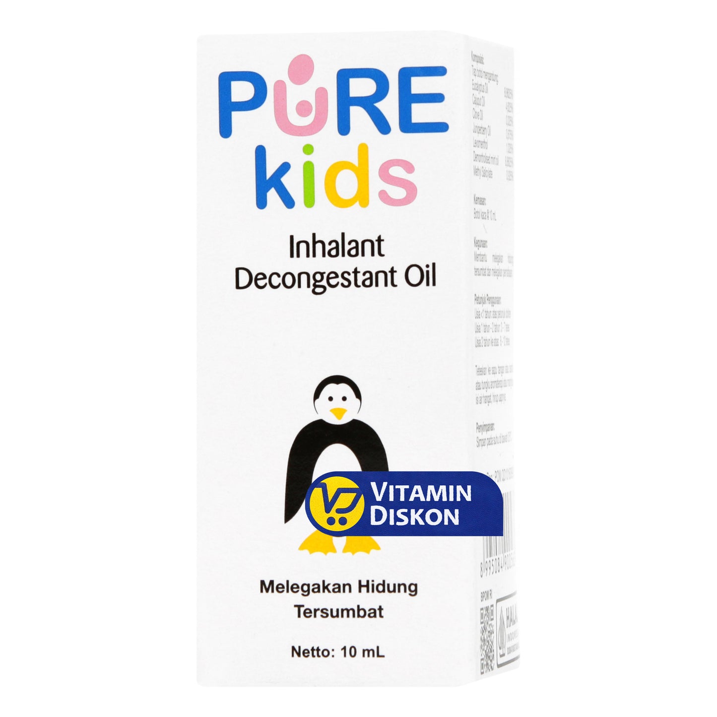 PURE KIDS INHALANT DECONGESTANT OIL 10 ML