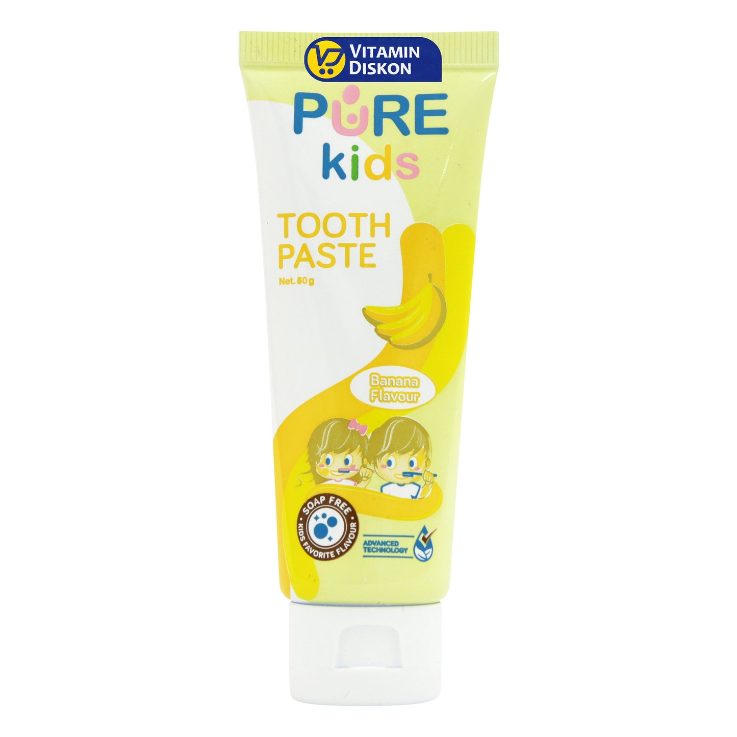 PURE KIDS TOOTHPASTE BANANA 50GR