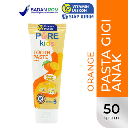 PUREKIDS TOOTHPASTE ORANGE 50 GR