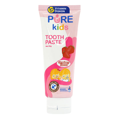 PURE KIDS TOOTHPASTE STRAWBERRY 50GR