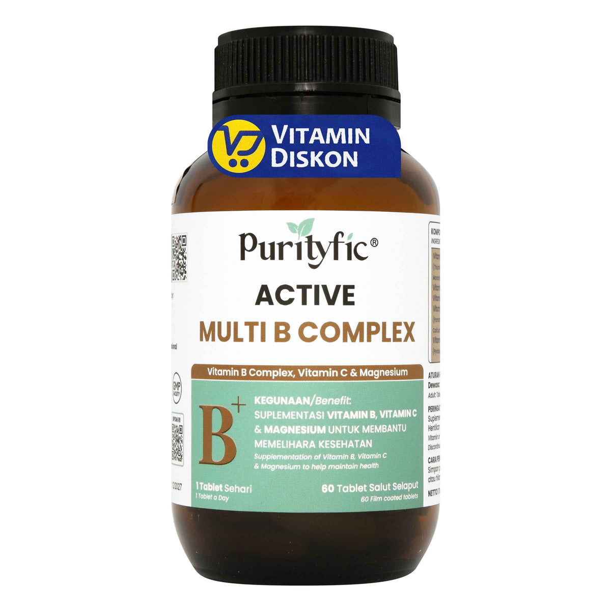 PURITYFIC ACTIVE MULTI B COMPLEX 60 TABLET
