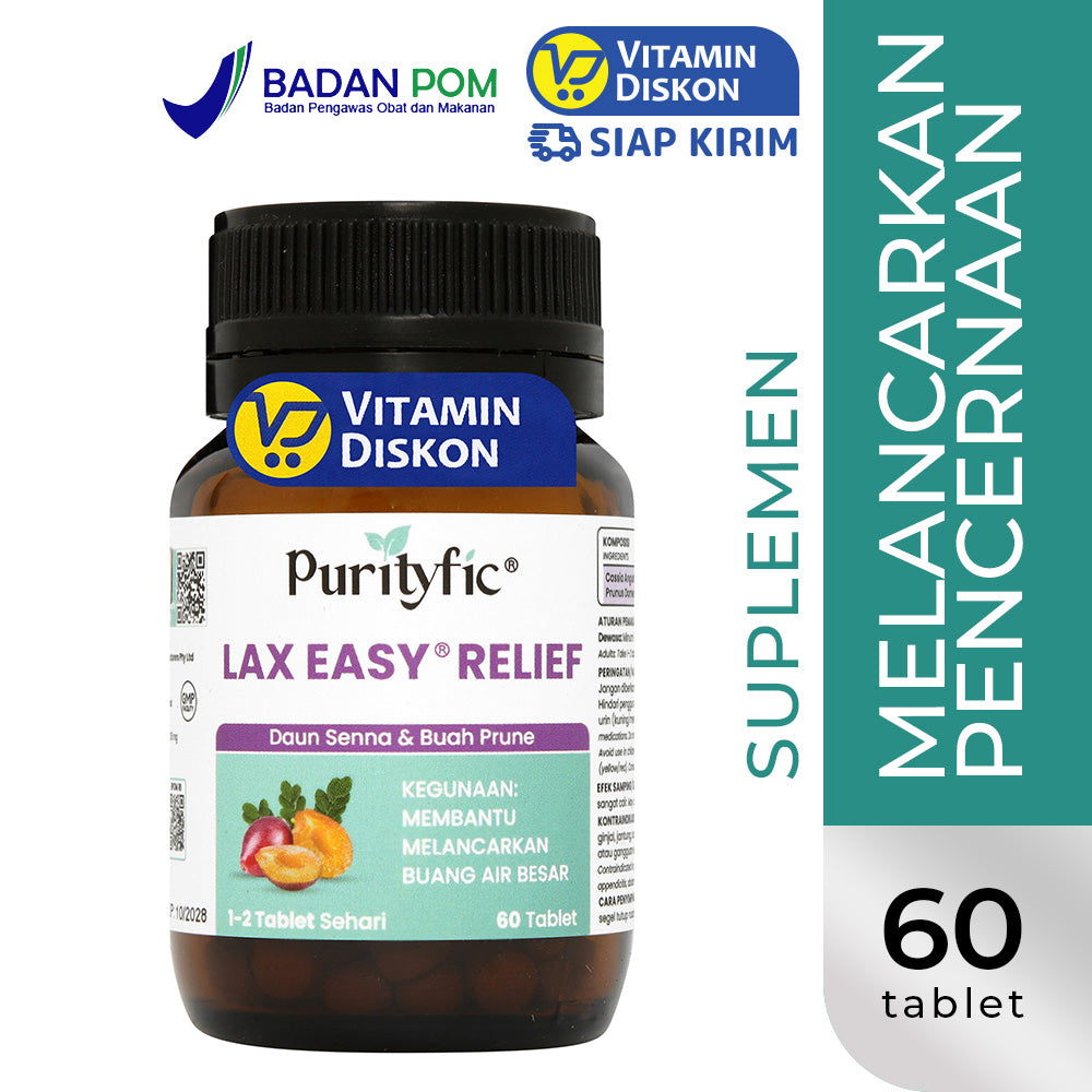 PURITYFIC LAX EASY RELIEF 60 TABLET