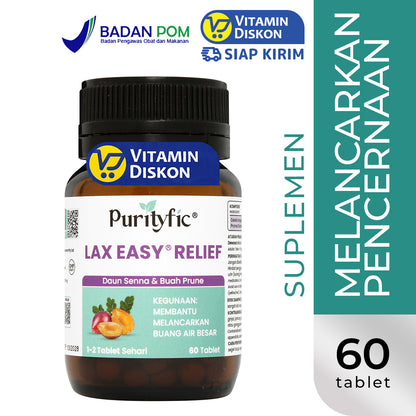 PURITYFIC LAX EASY RELIEF 60 TABLET