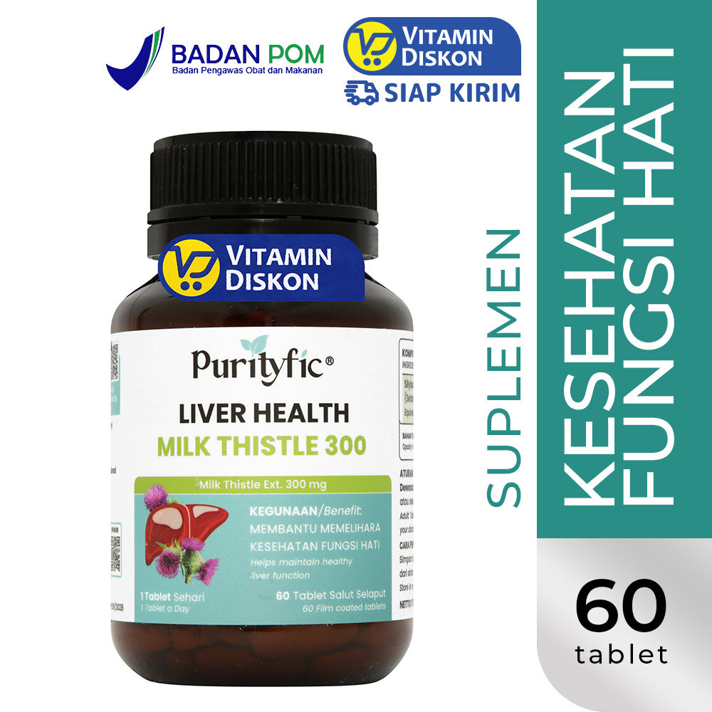PURITYFIC LIVER HEALTH MILK THISTLE 300 60 TABLET