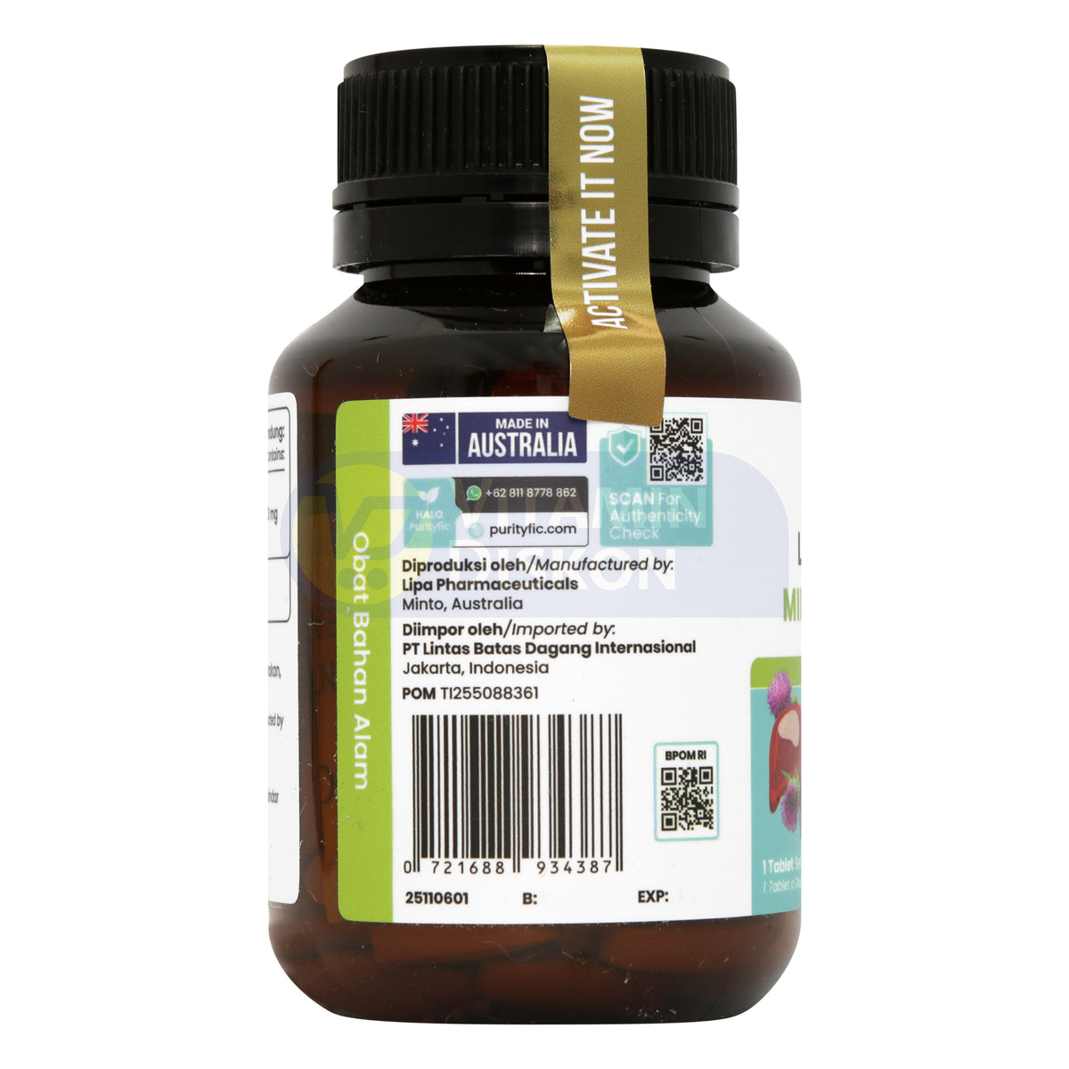 PURITYFIC LIVER HEALTH MILK THISTLE 300 60 TABLET
