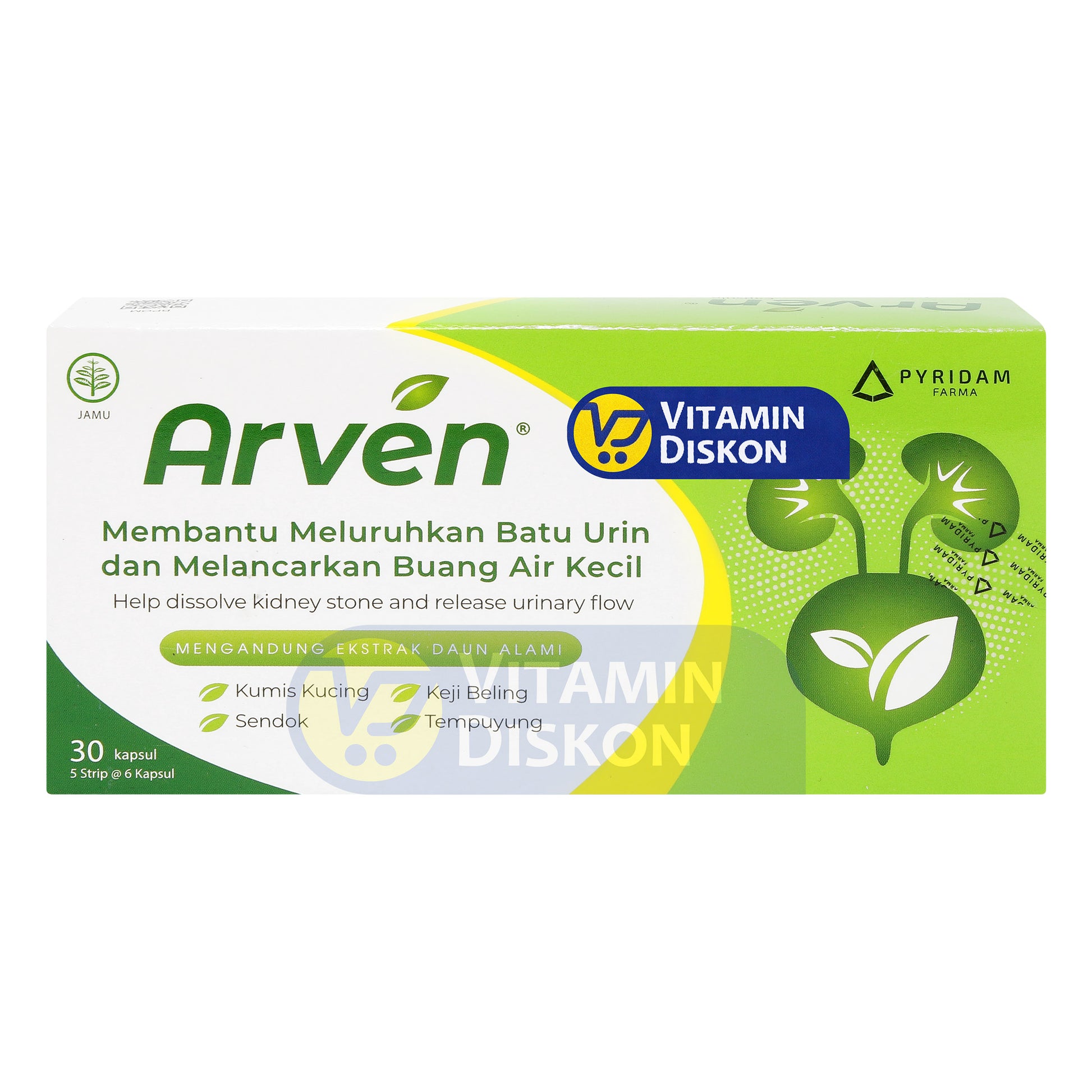 PYRIDAM FARMA ARVEN 30 KAPSUL