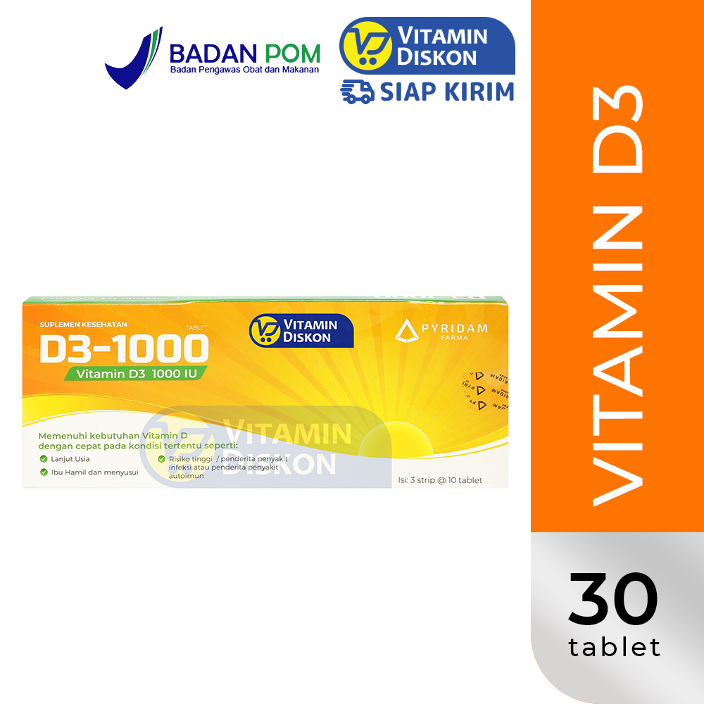 PYRIDAM FARMA D3 1000 IU 30 TABLET