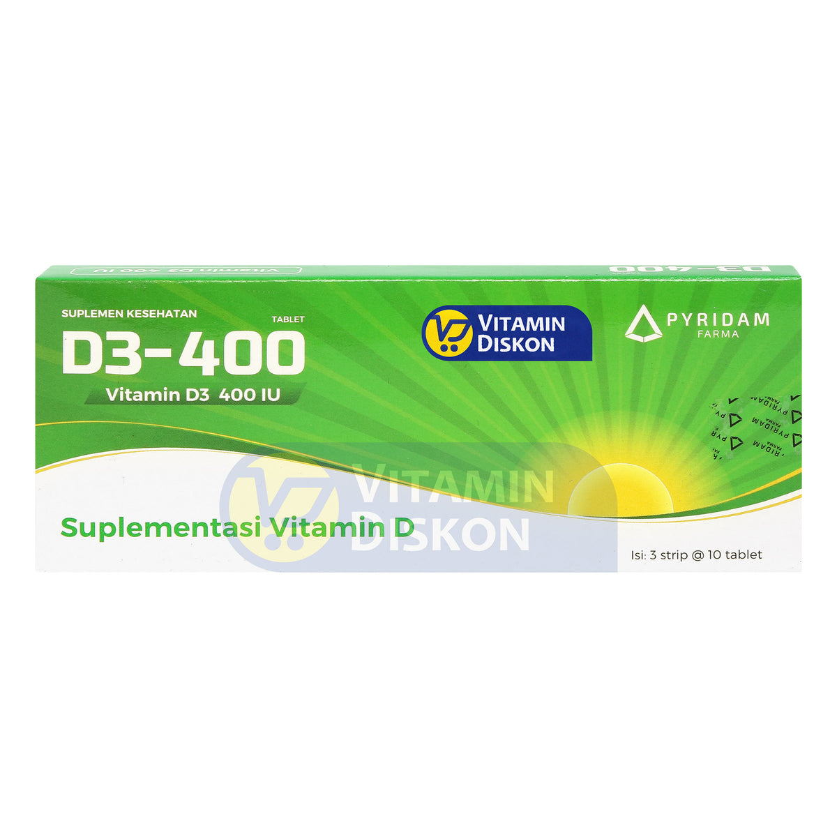 PYRIDAM FARMA D3 400 IU 30 TABLET