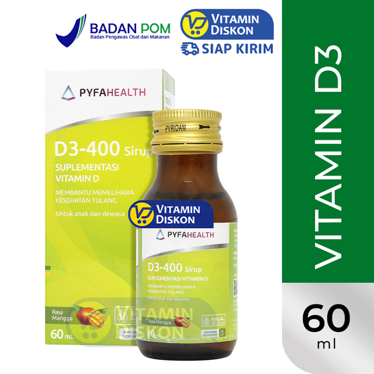 PYRIDAM FARMA D3 400 IU SIRUP 60 ML