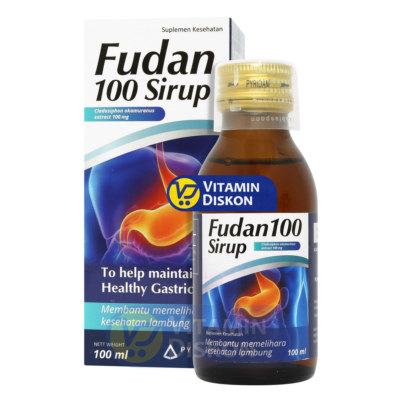 PYRIDAM FARMA FUDAN 100 SIRUP 100 ML