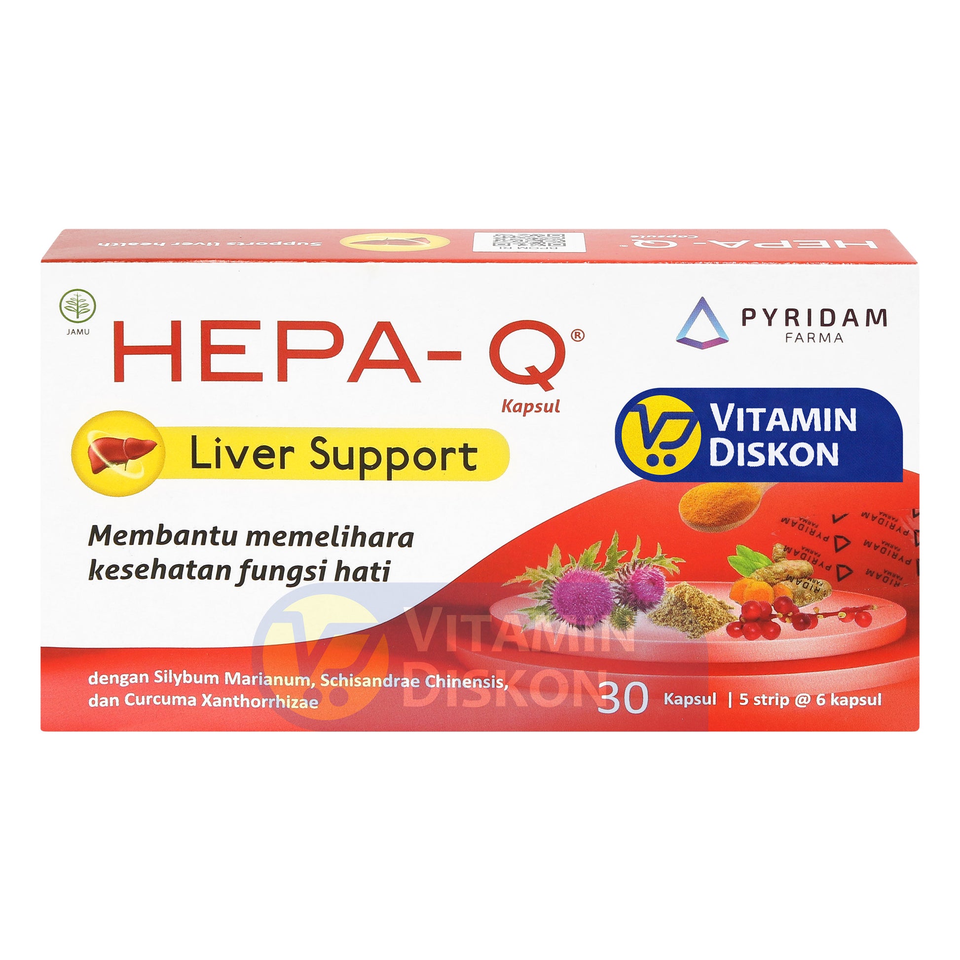 PYRIDAM FARMA HEPA Q 30 KAPSUL