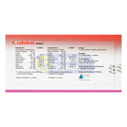 PYRIDAM FARMA LUBIRE 30 KAPSUL