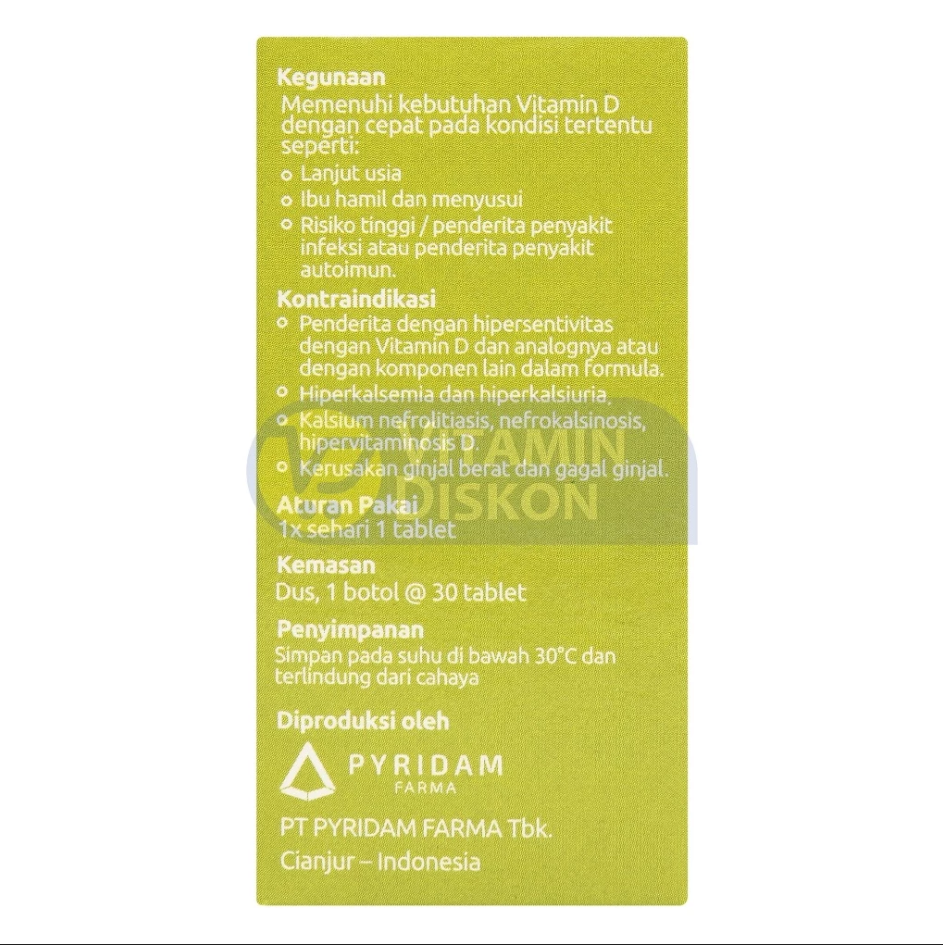 PYFAHEALTH VITAMIN D3-1000 30 TABLET