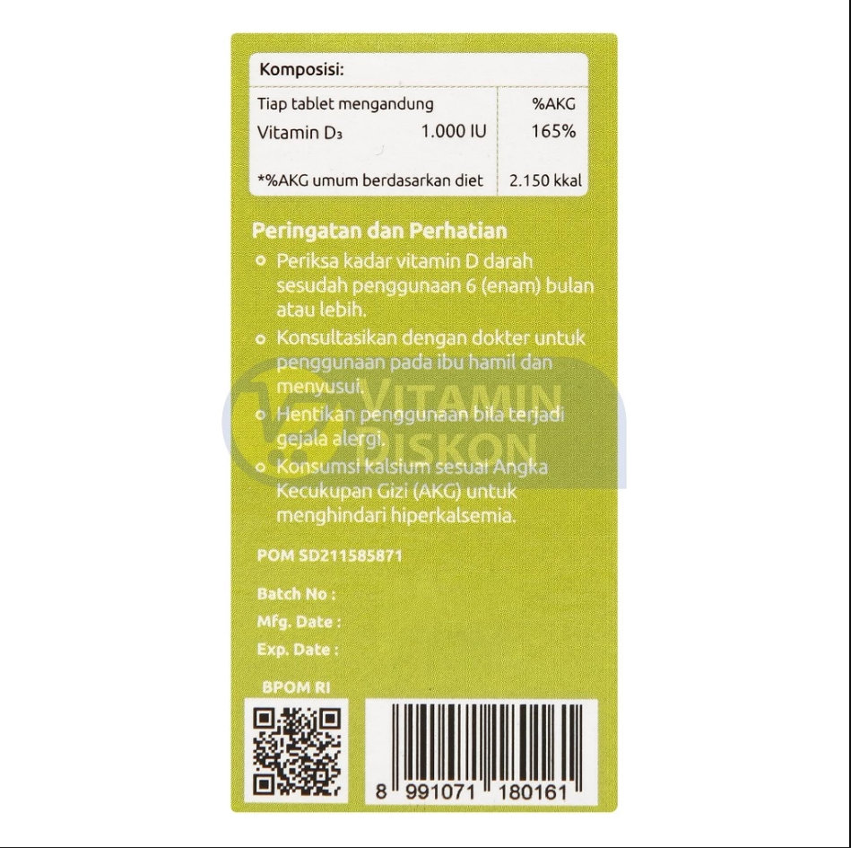 PYFAHEALTH VITAMIN D3-1000 30 TABLET