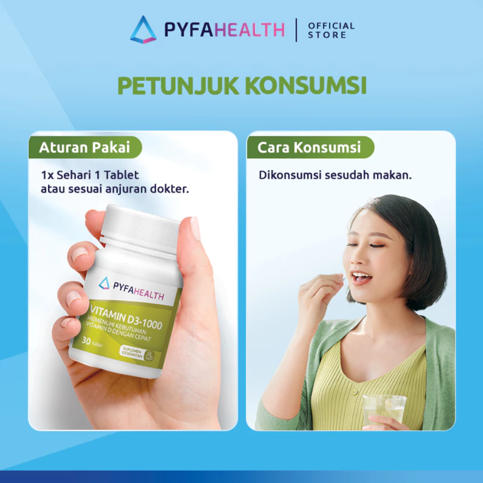 PYFAHEALTH VITAMIN D3-1000 30 TABLET