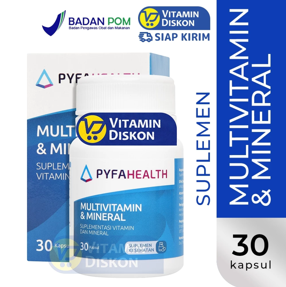 PYFAHEALTH MULTIVITAMIN & MINERAL 30 KAPSUL