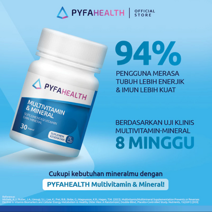 PYFAHEALTH MULTIVITAMIN & MINERAL 30 KAPSUL