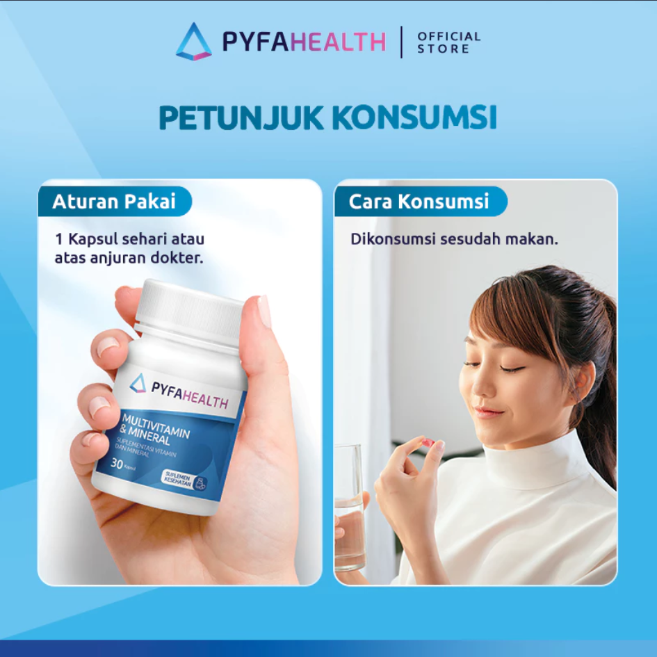 PYFAHEALTH MULTIVITAMIN & MINERAL 30 KAPSUL