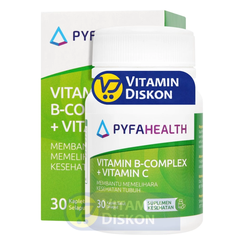 PYFAHEALTH VITAMIN B-COMPLEX + VITAMIN C 30 KAPLET