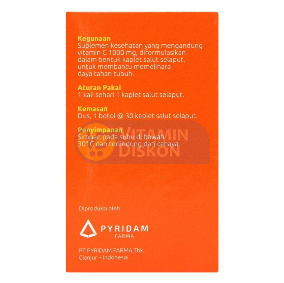 PYFAHEALTH VITAMIN C-1000 30 KAPLET