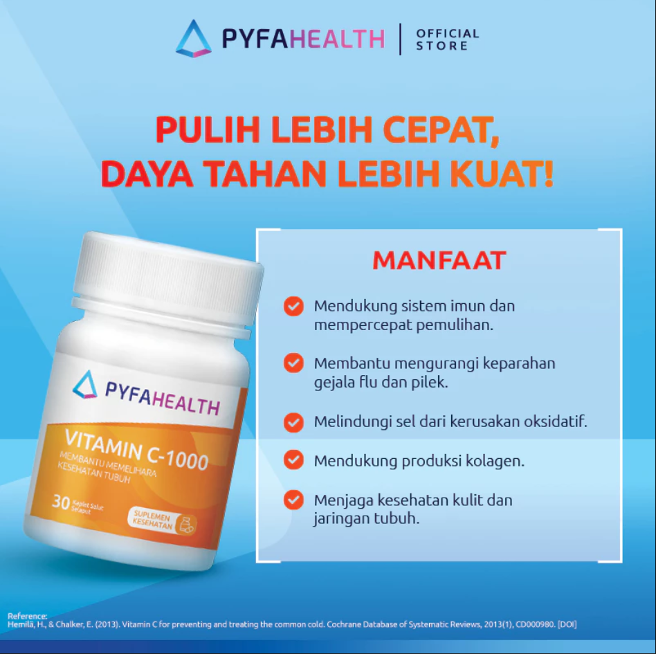 PYFAHEALTH VITAMIN C-1000 30 KAPLET