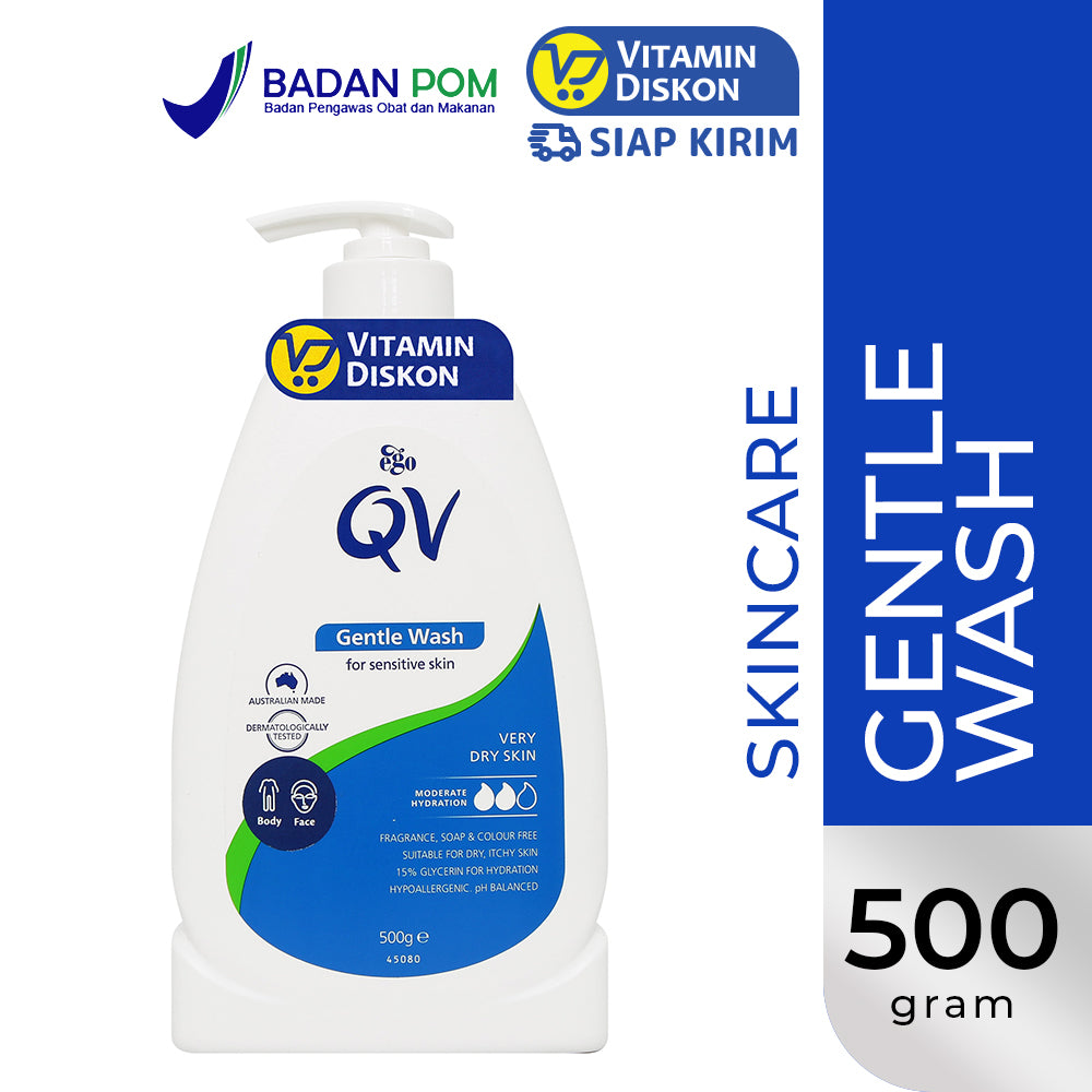 QV GENTLE WASH 500GR BPOM