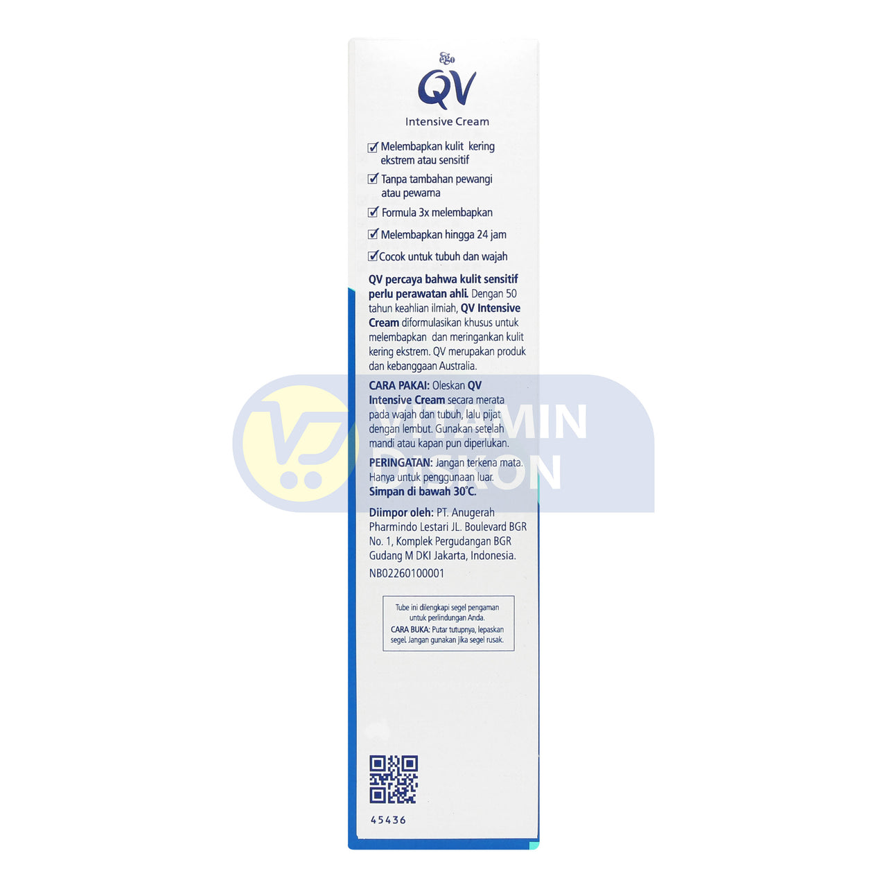 QV INTENSIVE CREAM 100GR BPOM